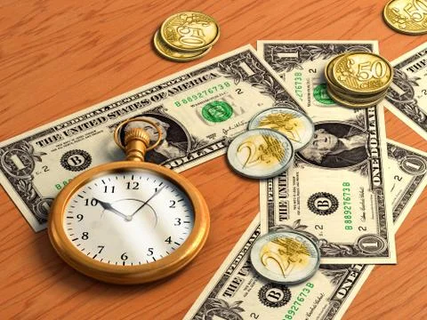 Time is money Stock Illustration