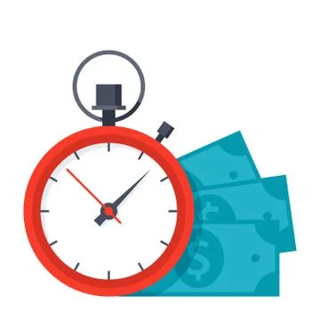 Time is Money Stock Illustration