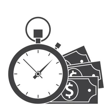 Time is Money Stock Illustration