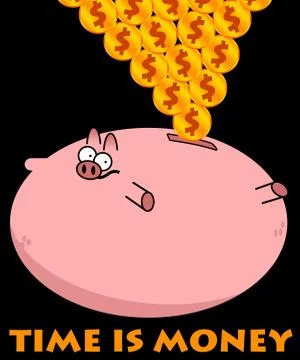 Time is money Stock Illustration