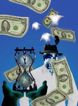 Time is Money Stock Illustration