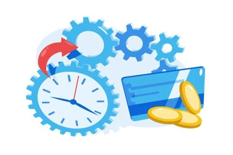 Time is money Stock Illustration