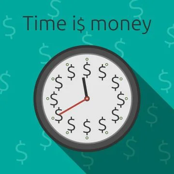 Time is money Stock Illustration