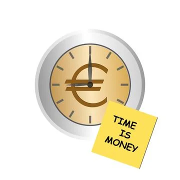 Time is money Stock Illustration