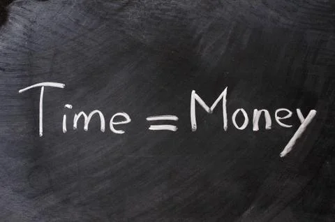 Time is money 스톡 사진