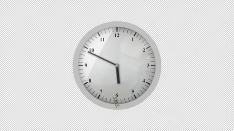 Time Is Money with transparent (alpha) background and dollars flying Stock Footage 252031930