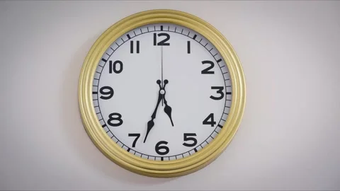Time in Motion: Wall Clock Timelapse - Fast Stock Footage 241942448