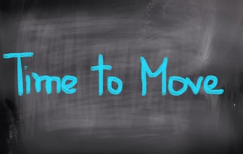 Time To Move Concept Stock Illustration