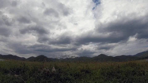 Time Movement of white clouds Stock Footage 111905240