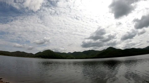 Time Movement of white clouds Stock Footage 111905241