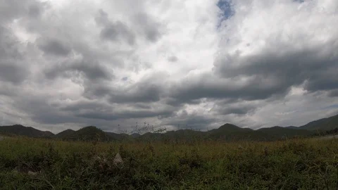 Time Movement of white clouds Stock Footage 111905361