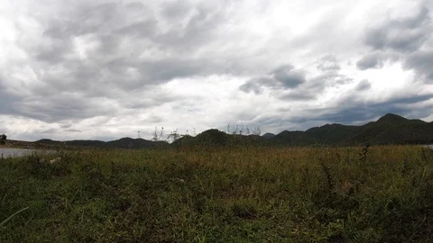 Time Movement of white clouds Stock Footage 111905380