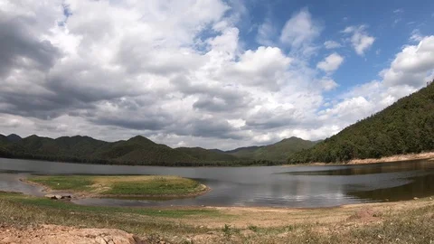 Time Movement of white clouds Stock Footage 111905413