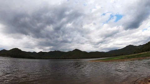 Time Movement of white clouds Stock Footage 111905547