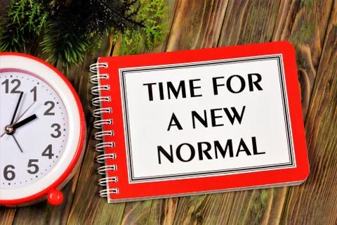 Time for a new normal life Stock Photos