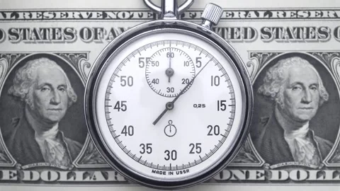 Time Is The Only Currency That Cannot Be Accumulated. Stock Footage 322520690