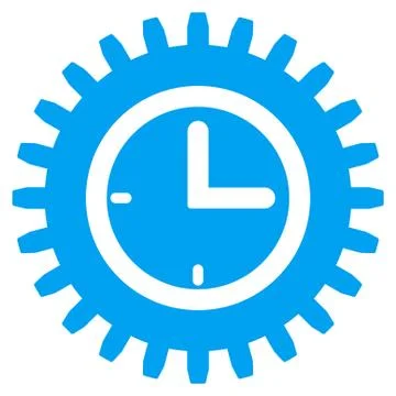 Time Options Flat Icon Stock-Illustration