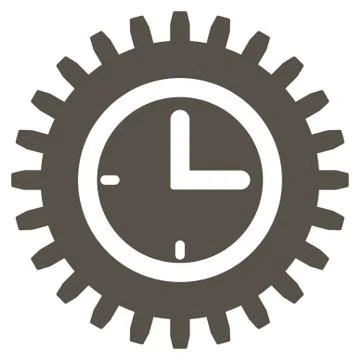 Time Options Flat Icon Stock-Illustration