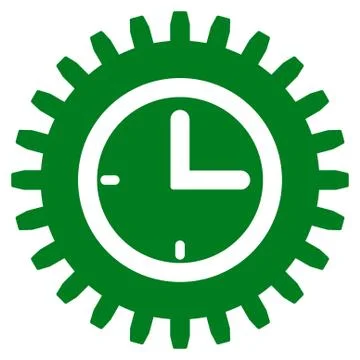 Time Options Flat Icon Stock-Illustration