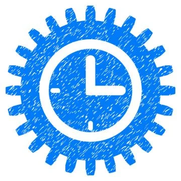 Time Options Grainy Texture Icon Stock-Illustration