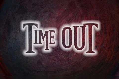 Time-out concept Stock Illustration