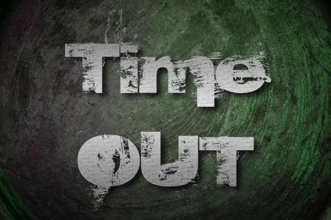 Time-out concept Stock Illustration
