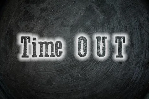 Time-out concept Stock Illustration
