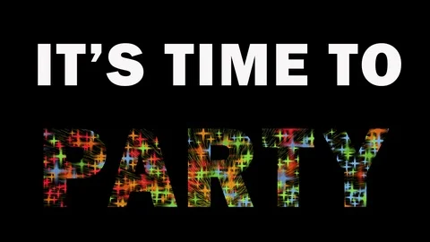 Time to Party Stock Footage 87190069