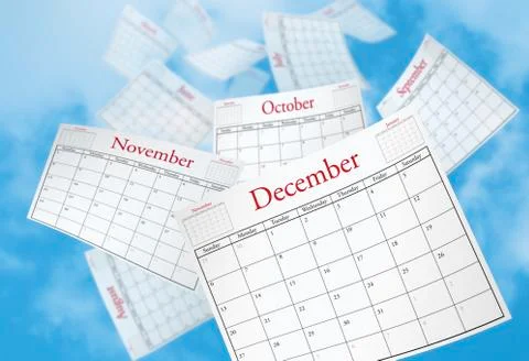 Time passes Illustrazione stock