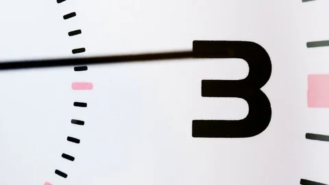 Time passing closeup clock Stock Footage 82978865