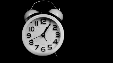 Time passing concept Analogue Clock Timelapse showing fast moving. ringing .. Stock Footage 272760084