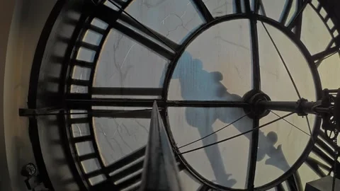 Time Passing Inside a Historic Denver Clock Tower From Golden Afternoon to Stock Footage 338431205