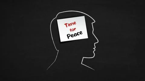 Time for peace Stock Illustration