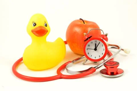 Time For The Pediatrician Stock Photos