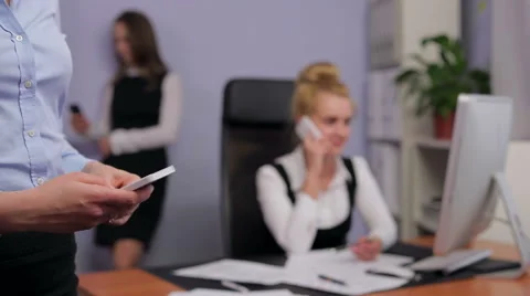 Time for Phone Calls Stock Footage 50348387