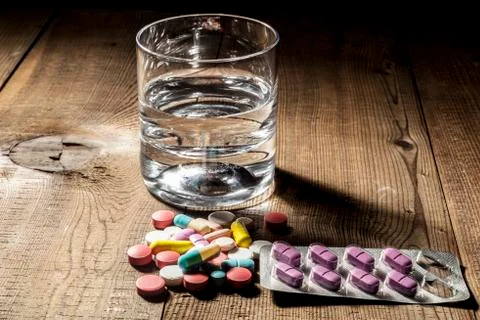 Time for Pills Stock Photos