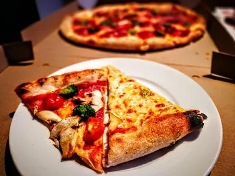 Time for pizza Foto stock