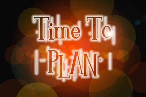 Time to plan concept イラスト素材