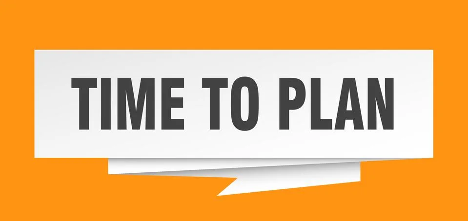 Time to plan Stock Illustration