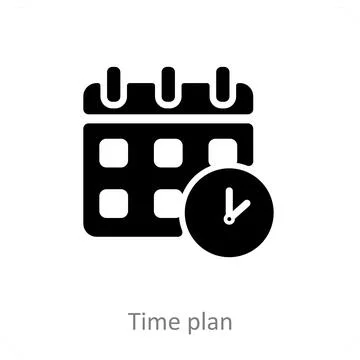 Time Plan Stock Illustration