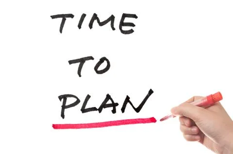 Time to plan Stock Photos