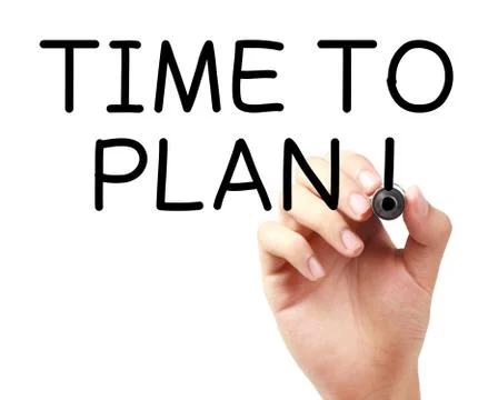 Time To Plan Stock Photos