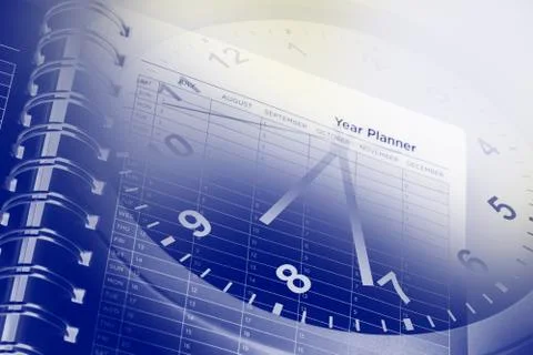 Time planning Stock Photos