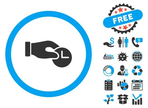 Time Properties Flat Vector Icon with Bonus Illustrazione stock
