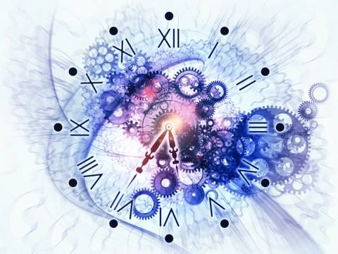 Time quake Stock Illustration