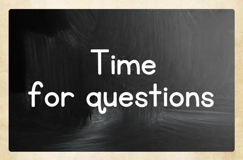 Time for questions concept Stock Photos