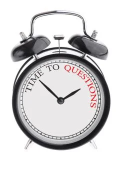 Time to questions Stock Photos