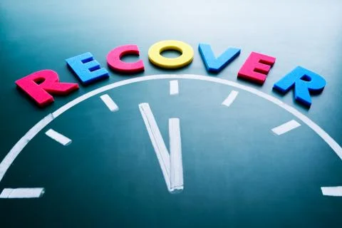 Time to recover concept 스톡 사진