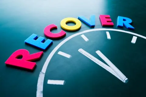 Time to recover concept 스톡 사진