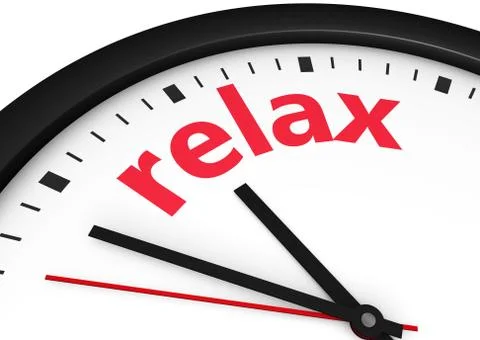 Time For Relax Concept Stock Illustration